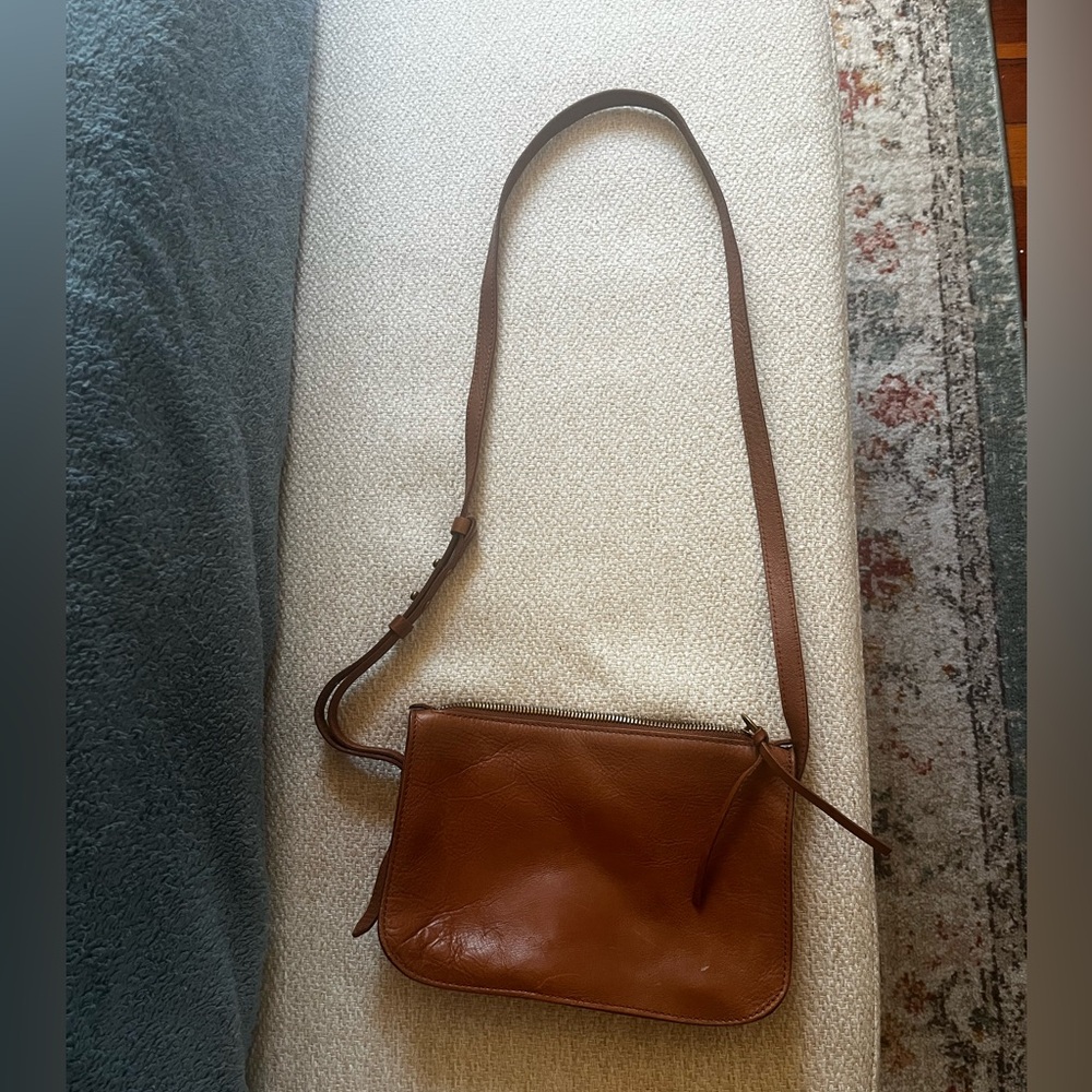 Madewell Brown Leather Crossbody bag